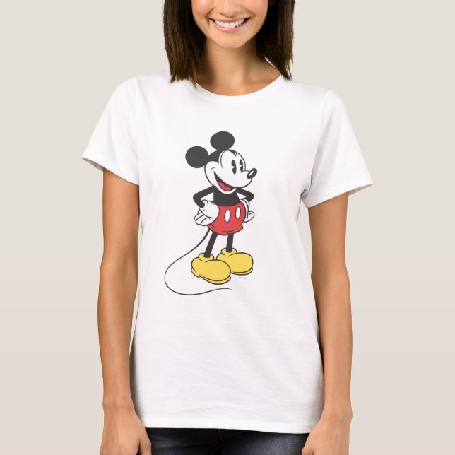 T-shirt Mickey classique | Mains sur les hanches (Devant)