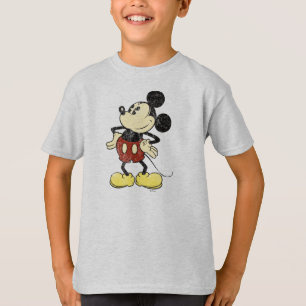 T-shirt Mickey classique   Mains Vintages sur les hanches