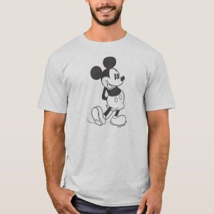 T-shirt Mickey classique   Noir et blanc