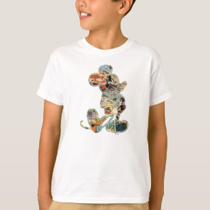 T-shirt Mickey classique Silhouette comique