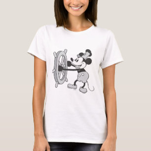 T-shirt Mickey classique   Steamboat Willie