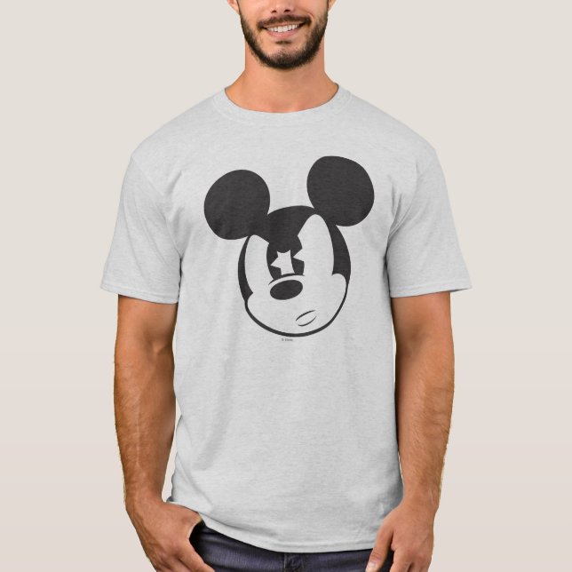 T-shirt Mickey classique | Tête en colère (Devant)