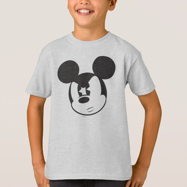T-shirt Mickey classique | Tête en colère (Devant)