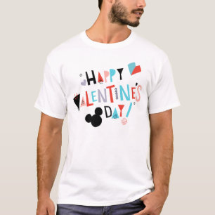 T-shirt Mickey coupe papier   Heureuse Sainte-Valentin