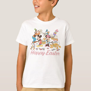 T-shirt Mickey et Amis Pâques Graphisme