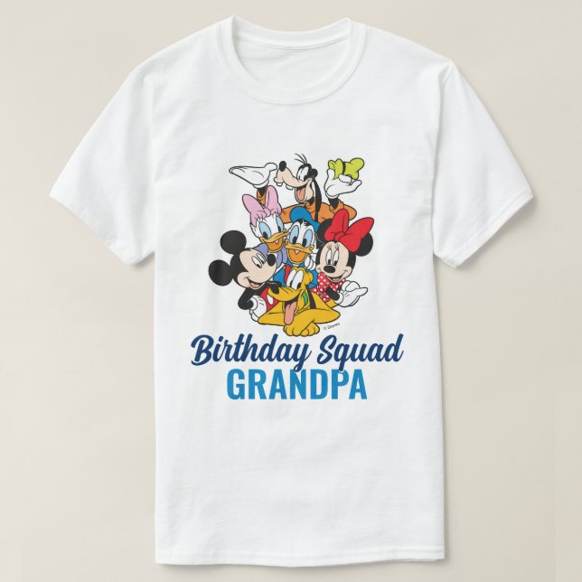 T-shirt Mickey et amis personnalisés | Anniversaire - Fami (Design devant)