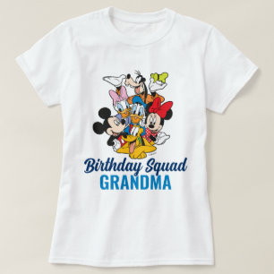 T-shirt Mickey et amis personnalisés   Anniversaire - Fami
