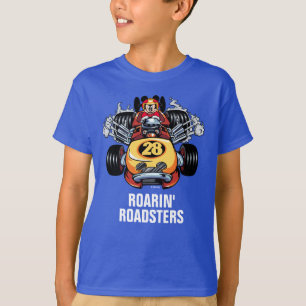 T-shirt Mickey et les Pilotes de la Route   Mickey