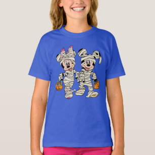 T-shirt Mickey et Minnie en momies pour Halloween
