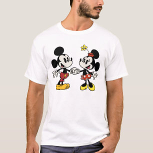 T-shirt Mickey et Minnie Holding Hands
