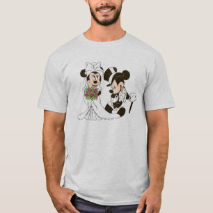 T-shirt Mickey et Minnie Mariage   Se marier