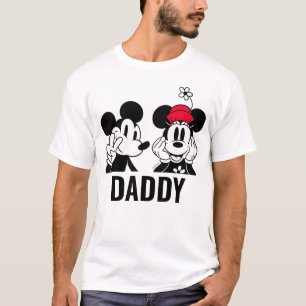 T-shirt Mickey et Minnie Souris Anniversaire papa
