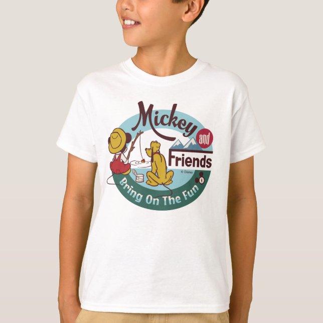 T-shirt Mickey et ses amis| Amuser (Devant)