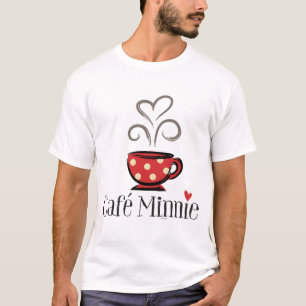 T-shirt Mickey français Caf � Minnie