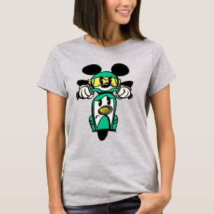 T-shirt Mickey français   Droit devant à Vespa