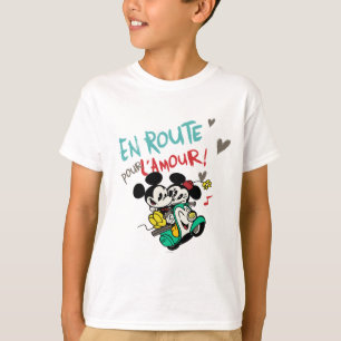 T-shirt Mickey français En Route pour L'Amour