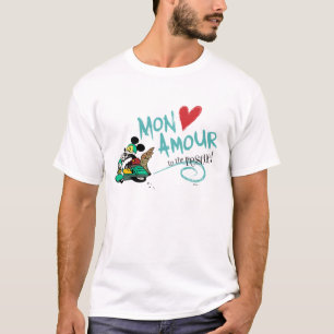 T-shirt Mickey français Mon Amour