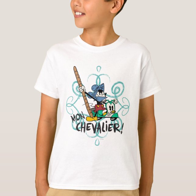 T-shirt Mickey français | Mon Chevalier ! (Devant)