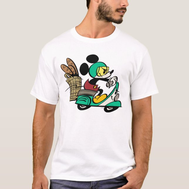 T-shirt Mickey français | Vespa (Devant)