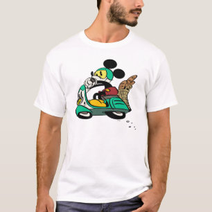 T-shirt Mickey français Vespa rapide