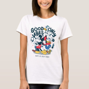 T-shirt Mickey & Friends   Good Vibes uniquement