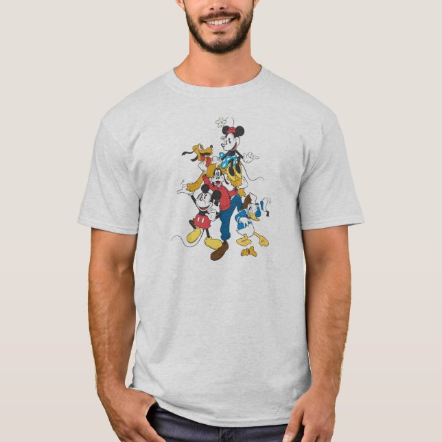 T-shirt Mickey & Friends | Groupe classique (Devant)