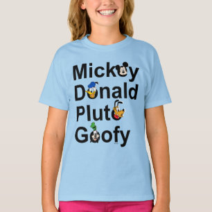 T-shirt Mickey & Friends Mickey Donald Pluto Goofy