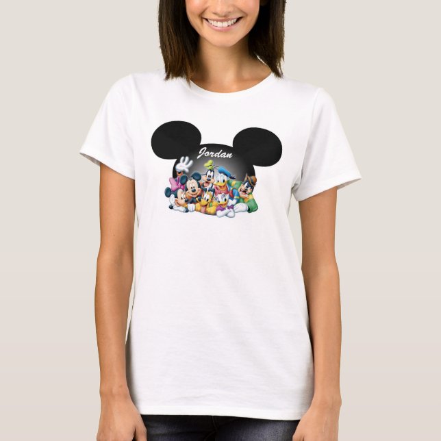 T-shirt Mickey & Friends | Mickey Ears - Ajouter Votre Nom (Devant)