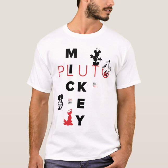 T-shirt Mickey & Friends | Mickey & Pluto Best Pals (Devant)