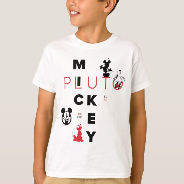 T-shirt Mickey & Friends | Mickey & Pluto Best Pals (Devant)