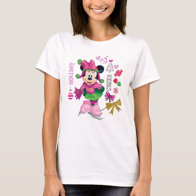 T-shirt Mickey & Friends | Minnie Holiday Cheer 2 (Devant)