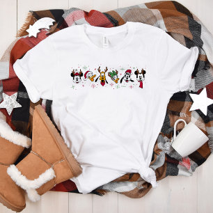T-shirt Mickey & Friends Snowflakes Noël