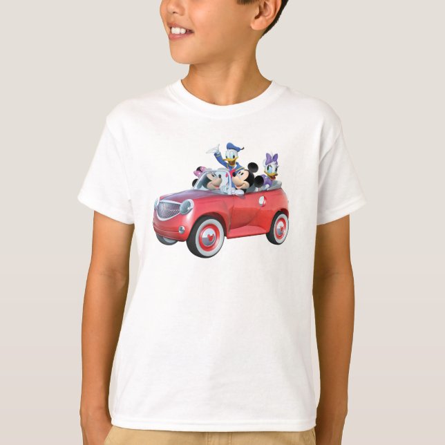 T-shirt Mickey & Friends | Voiture (Devant)
