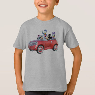 T-shirt Mickey & Friends   Voiture