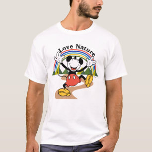 T-shirt Mickey Love Nature