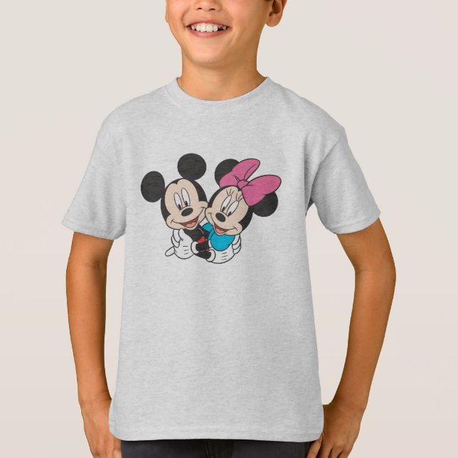 T-shirt Mickey & Minnie | Accrochage (Devant)