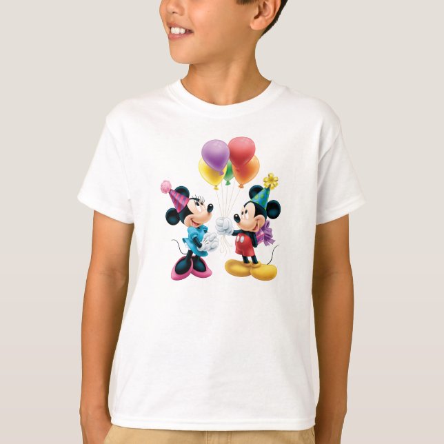 T-shirt Mickey & Minnie | Anniversaire (Devant)