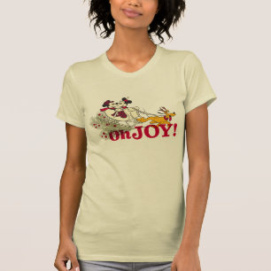 T-shirt Mickey & Minnie avec Pluto Oh Joy !