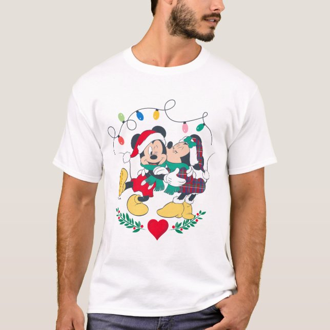 T-shirt Mickey & Minnie | Baisers de vacances (Devant)