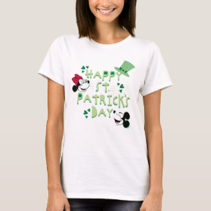 T-shirt Mickey & Minnie   Bonne Saint Patrick's Day