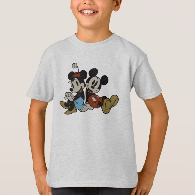T-shirt Mickey & Minnie | Coiffeuse classique (Devant)