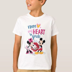 T-shirt Mickey & Minnie   De mon coeur au vôtre