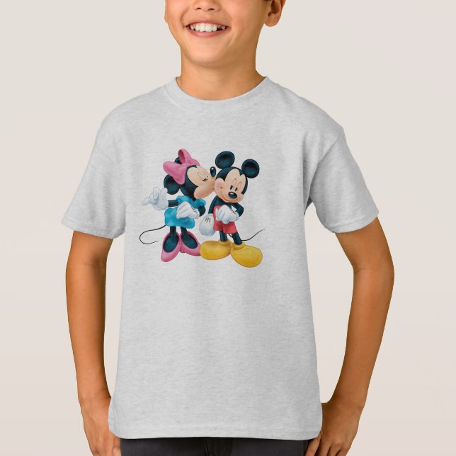 T-shirt Mickey & Minnie | Kiss on Cheek (Devant)