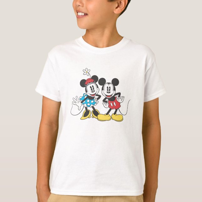 T-shirt Mickey & Minnie | Paire classique (Devant)
