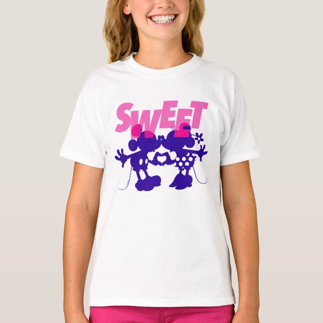 T-shirt Mickey & Minnie Souris| Sweet! Saint-Valentin (Devant)