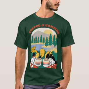 T-shirt Mickey & Minnie SourisCafé & Camping