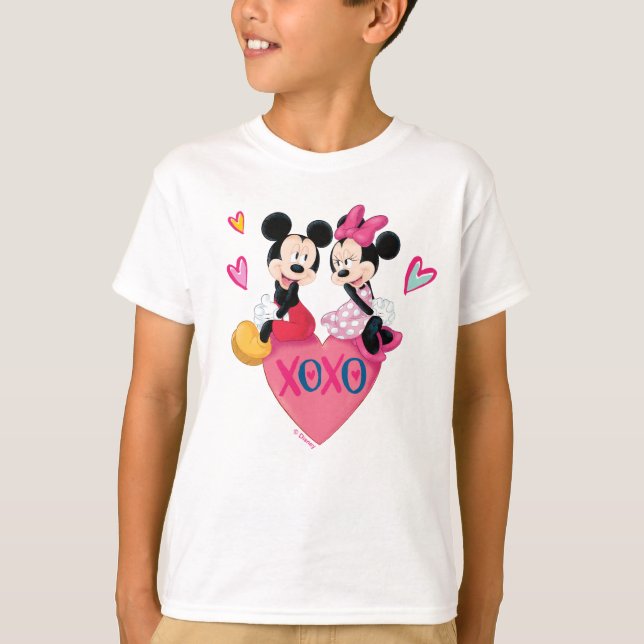 T-shirt Mickey & Minnie | XOXO Valentine (Devant)