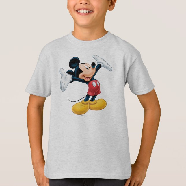 T-shirt Mickey moderne | Airbrushed (Devant)