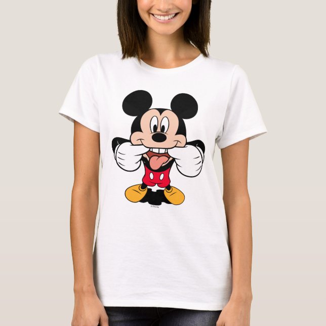 T-shirt Mickey moderne | Sticking Out Tongue (Devant)