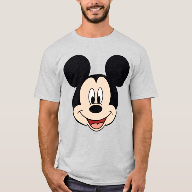 T-shirt Mickey moderne | Tête souriante (Devant)